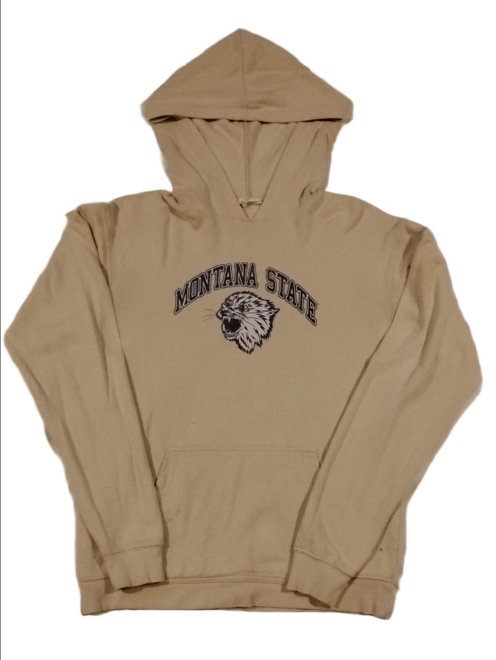 Montana State Bobcats Cream Pullover Hoodie